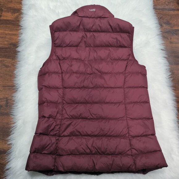 Eddie Bauer Utility CirrusLite Down Full Zip Vest Burgundy Women's Size Small - Picture 2 of 10